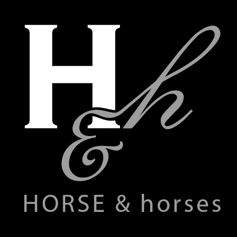Logo HORSE horses auf Schwarz